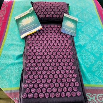 Véritable Champ de fleurs tapis et coussin bioloka