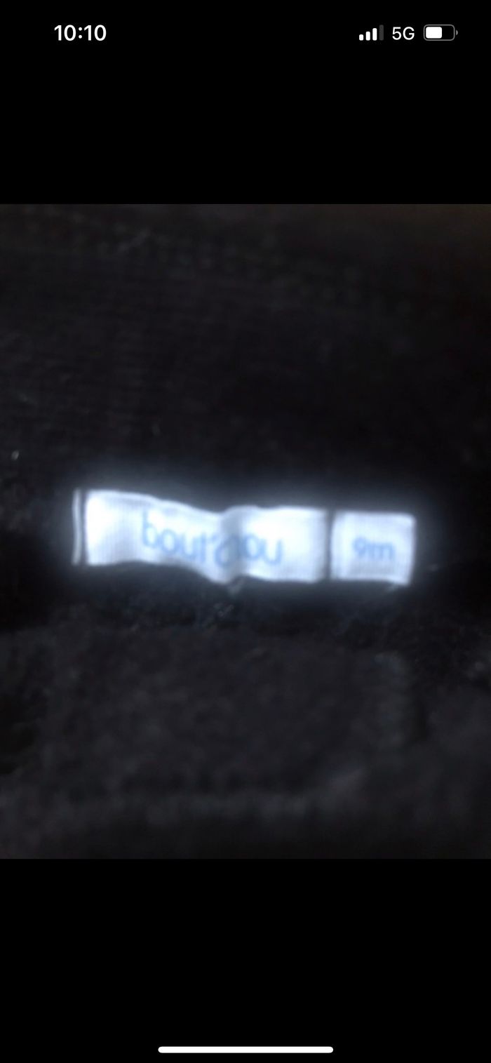 Pantalon noir bout’chou