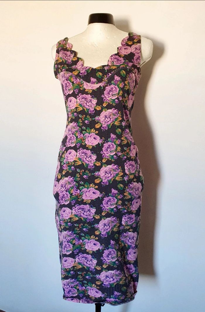 Robe Asos 36 fleur