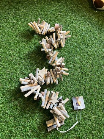 Guirlande en bois flottant - 1 M - NEUF