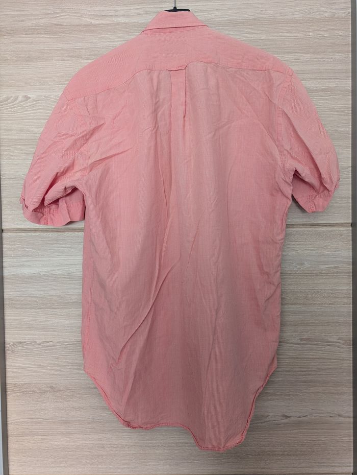 chemise homme café coton, taille M, très bon état - photo numéro 3