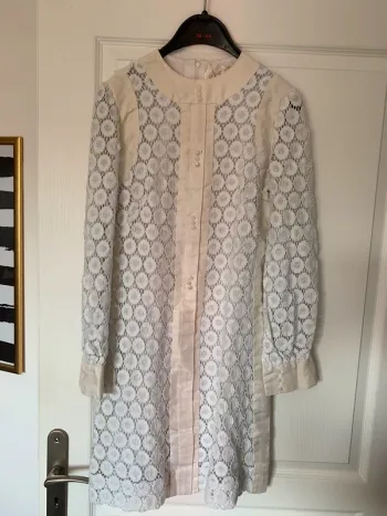 Robe droite blanche taille M