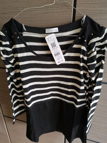 Pull rayé cache cache neuf