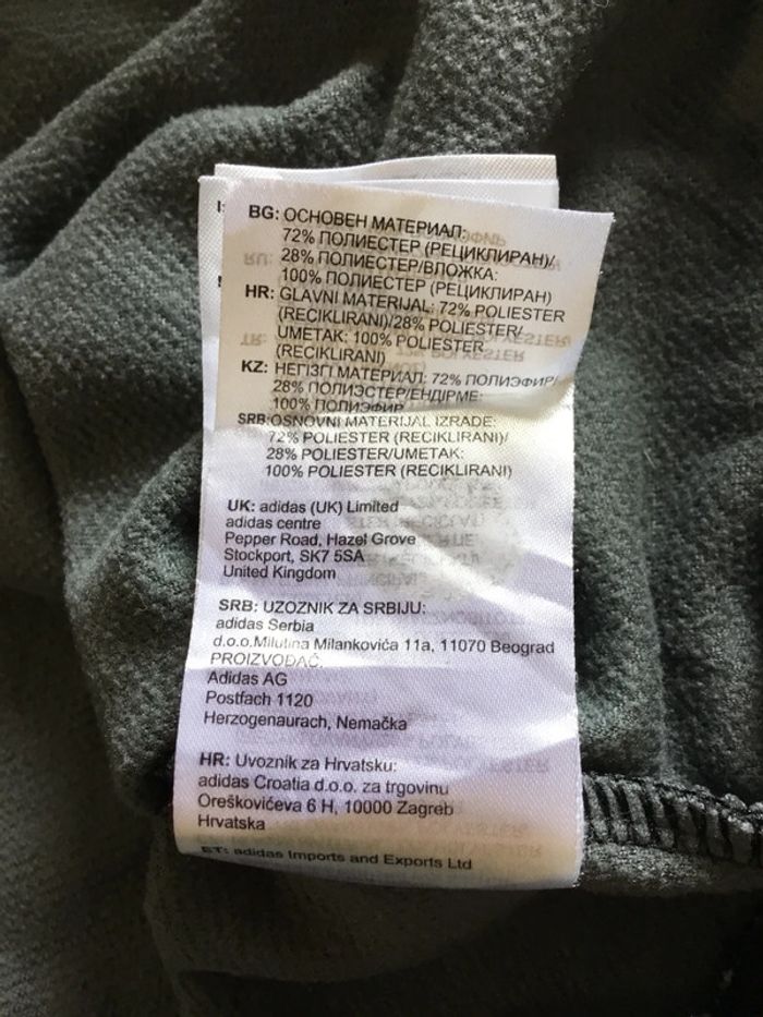 Sweat à capuche pour homme Adidas noir et gris foncé taille S 144 - photo numéro 16