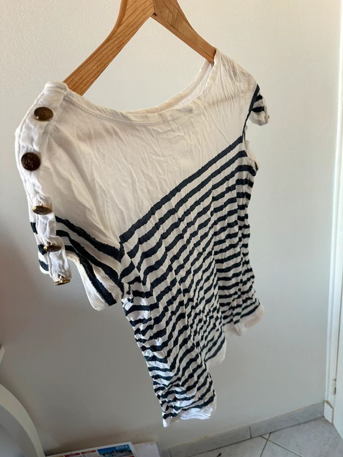 T shirt Marinière - photo numéro 3