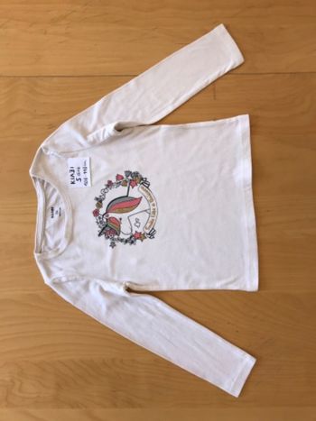 Teeshirt manches longues 5 ans 108/113 cm Kiabi