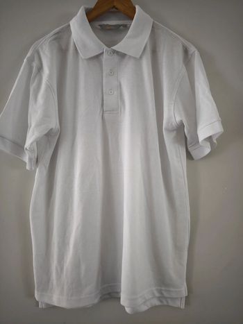 Polo blanc taille L neuve