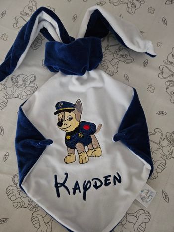 Doudou personnalisé Kayden