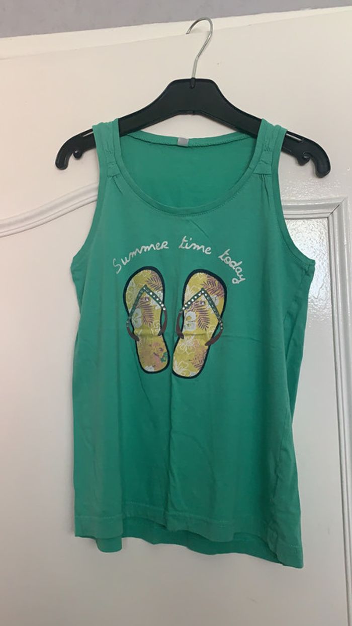 Débardeur vert été