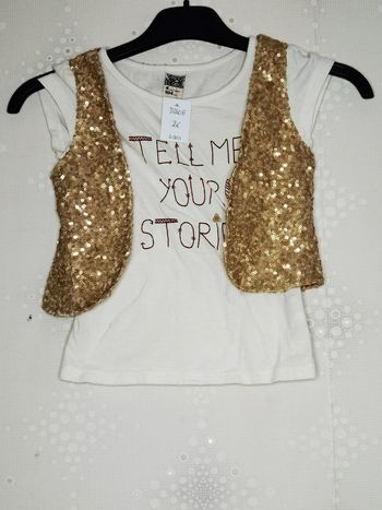 D2608 - tee-shirt fille 4 ans