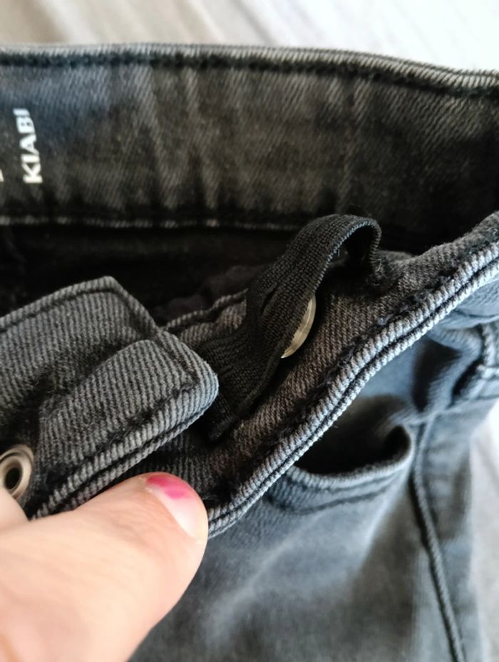 Jean skinny 4 ans gris foncé - photo numéro 3