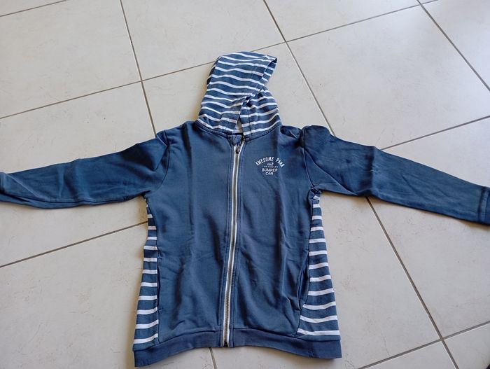 Lot sweat zippé à capuche garçon 10 ans - photo numéro 2