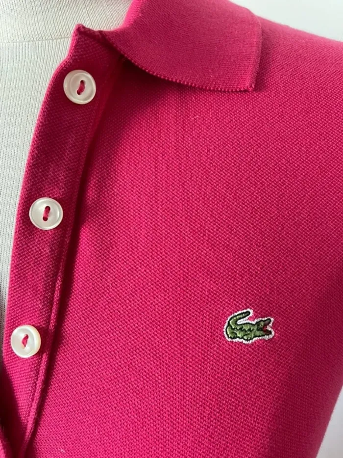 Polo Lacoste Vintage Devanlay 🌸 36 S - photo numéro 2