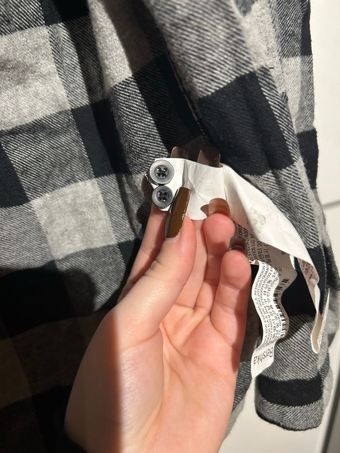 Chemise à carreaux Bershka – Taille XS – Neuf - photo numéro 5
