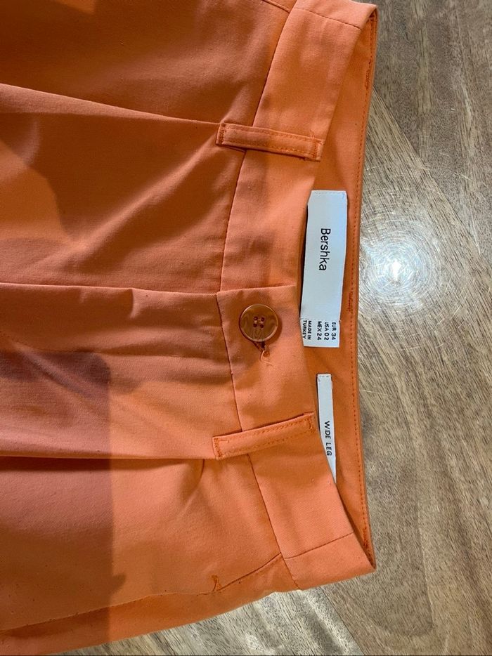 pantalon tailler orange bershka - photo numéro 2