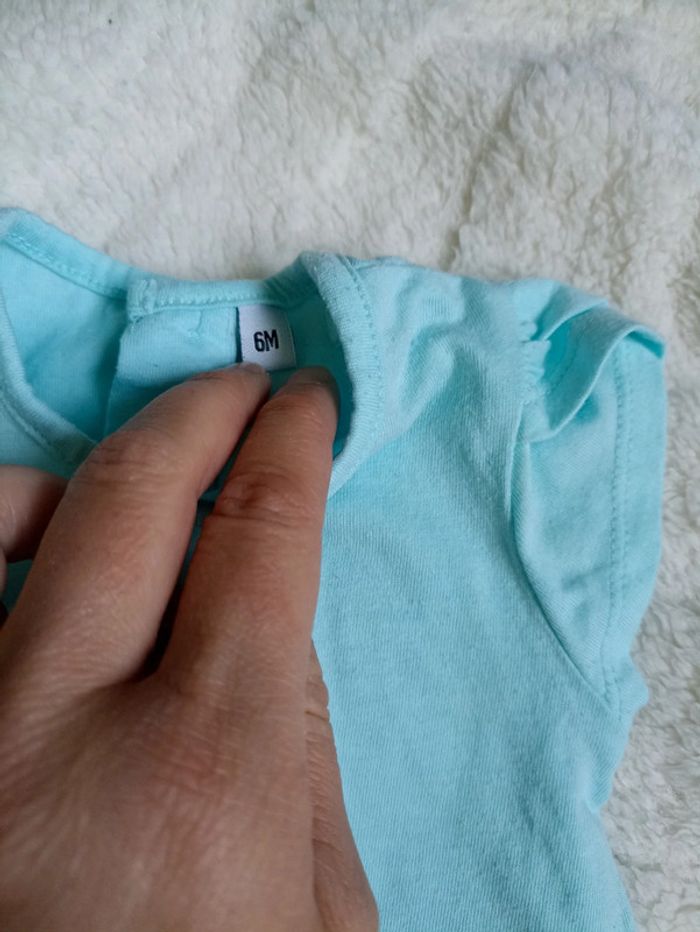 Ensemble t-shirt + short en jean - photo numéro 2