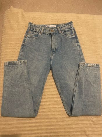 jean mom zara bleu clair taille 36