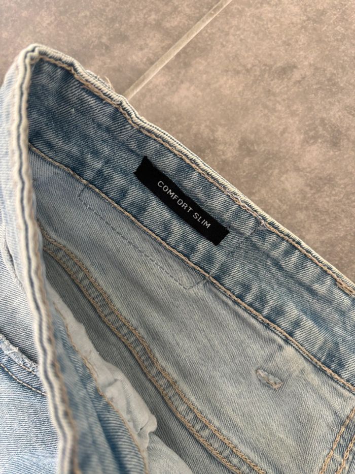 Short en jean confort slim - photo numéro 6
