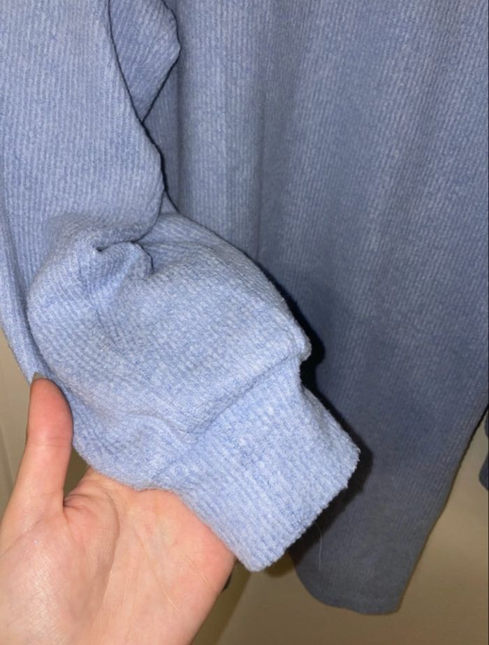 Robe pull bleu bébé - photo numéro 3