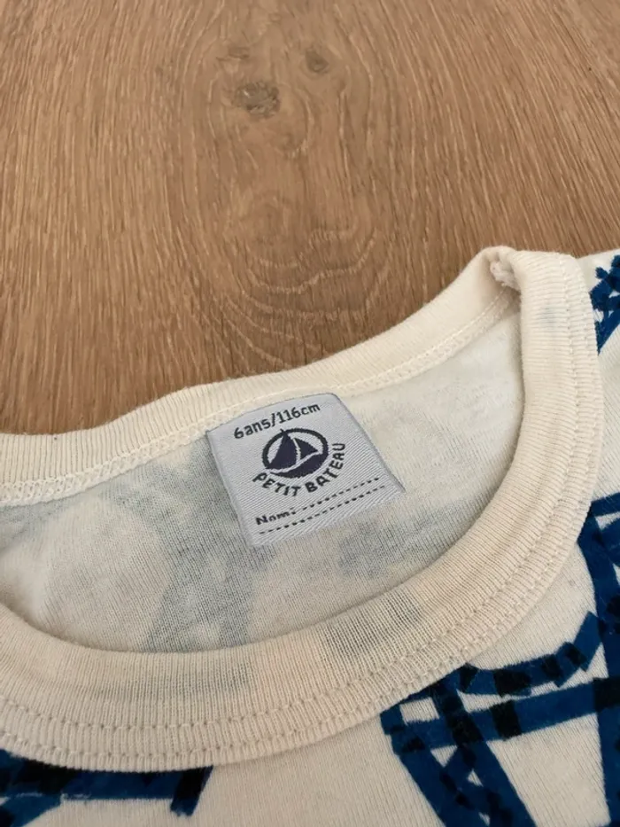 Pyjama short petit bateau 6 ans - photo numéro 2