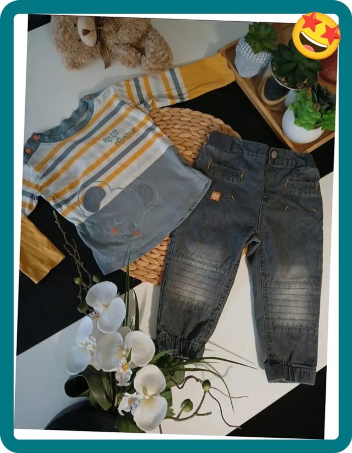 Ensemble garçon Taille 18 Mois🌿🦁 - photo numéro 3