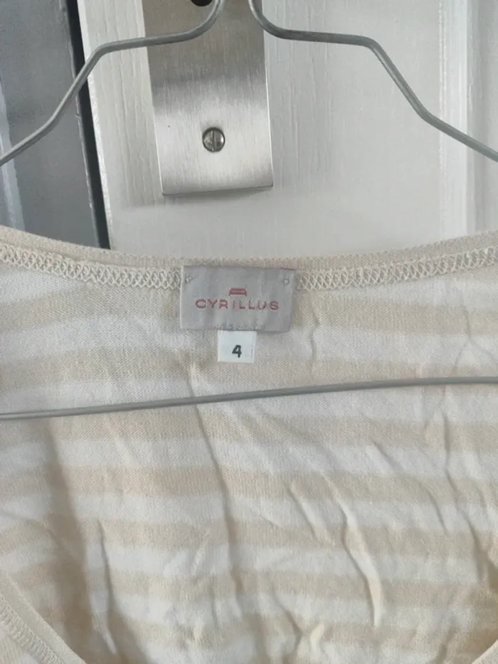🍁 pull Legé écru beige taille 4 marque Cyrillus 🍁 - photo numéro 2