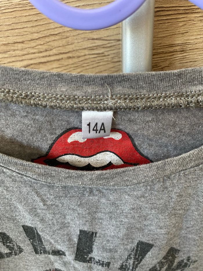 T-shirt gris T 14 ans - photo numéro 3