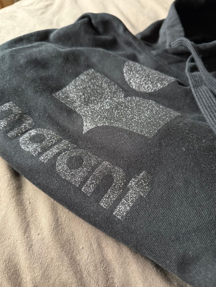 Sweat Isabel Marant Étoile noir et brillant - photo numéro 2