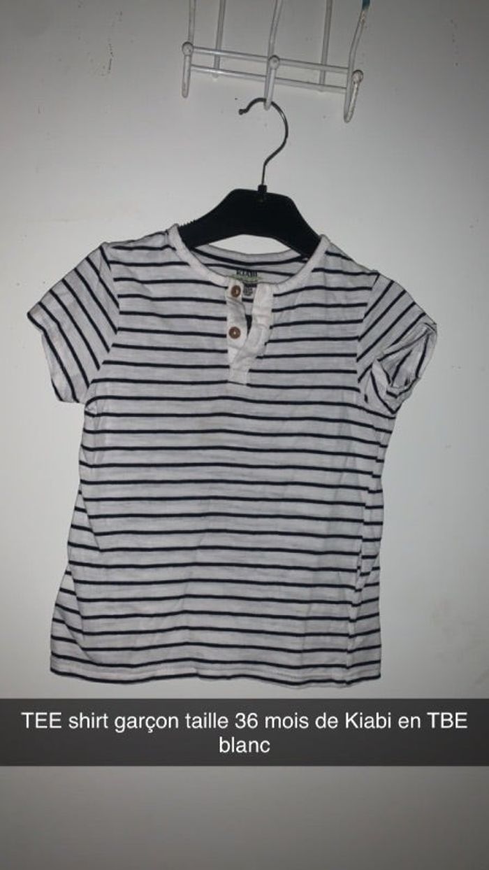 Tee shirt garçon taille 36 mois