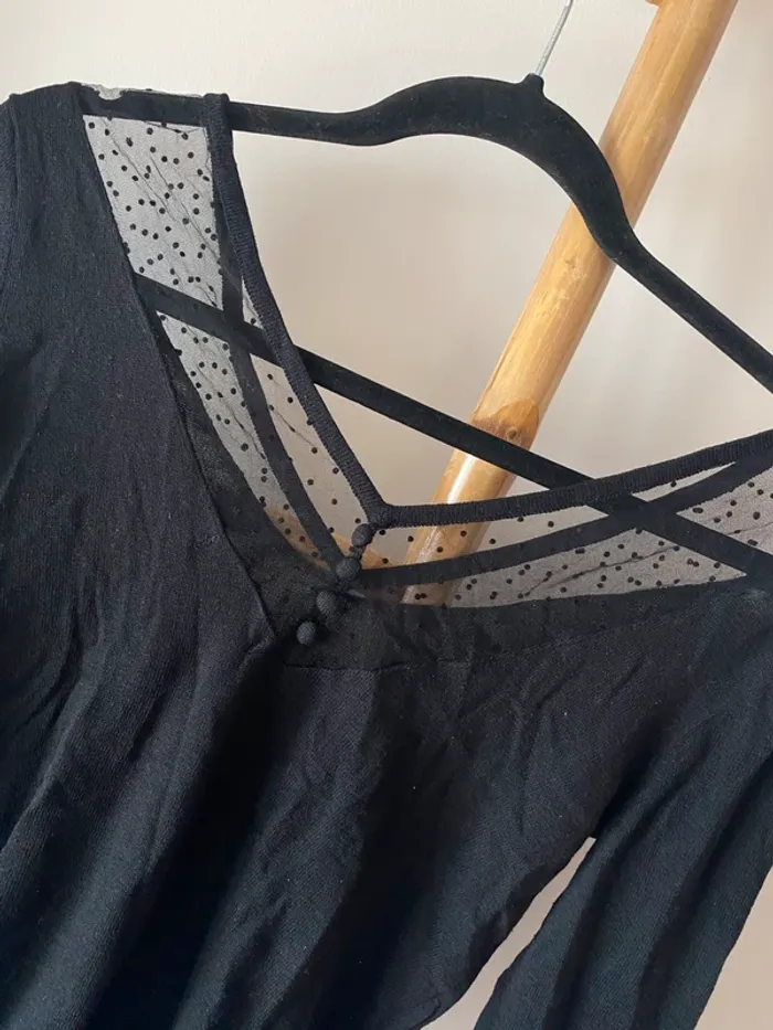 Pull fin avec dentelle - photo numéro 6