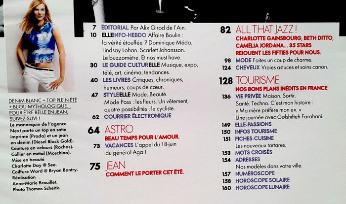 Magazine Elle n°3364 juin 2010 - photo numéro 4