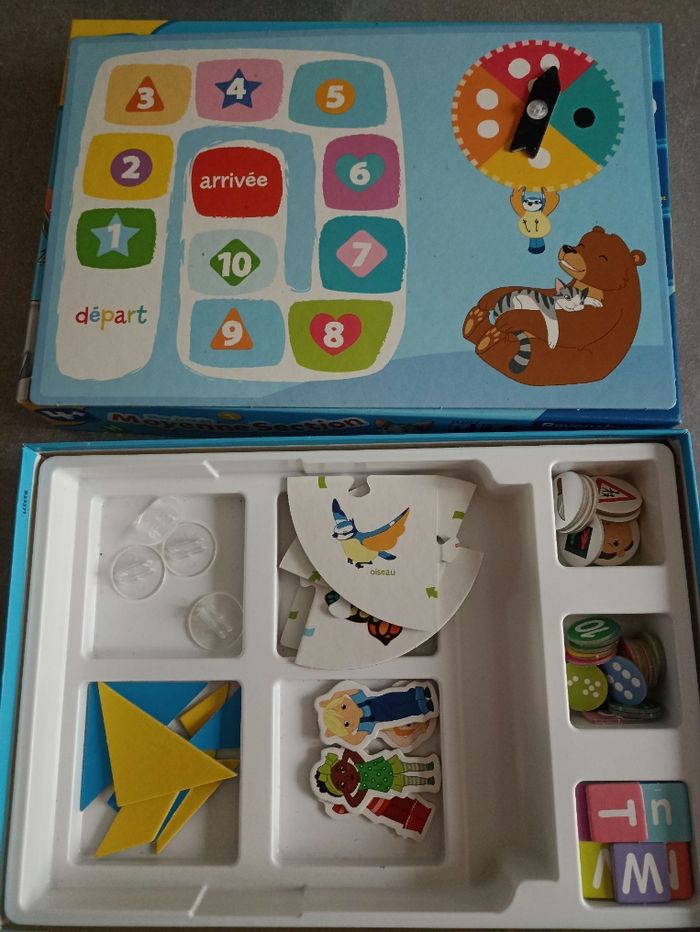 Lot de 2 jeux éducatifs pour enfants de 4 à 6 ans - photo numéro 2