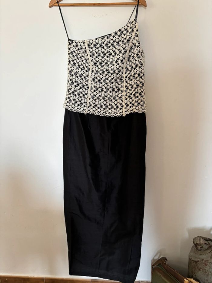 Robe de cérémonie en soie sauvage taille 40