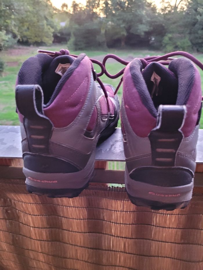 chaussures randonnée queshua femme t40 (5e) - photo numéro 4