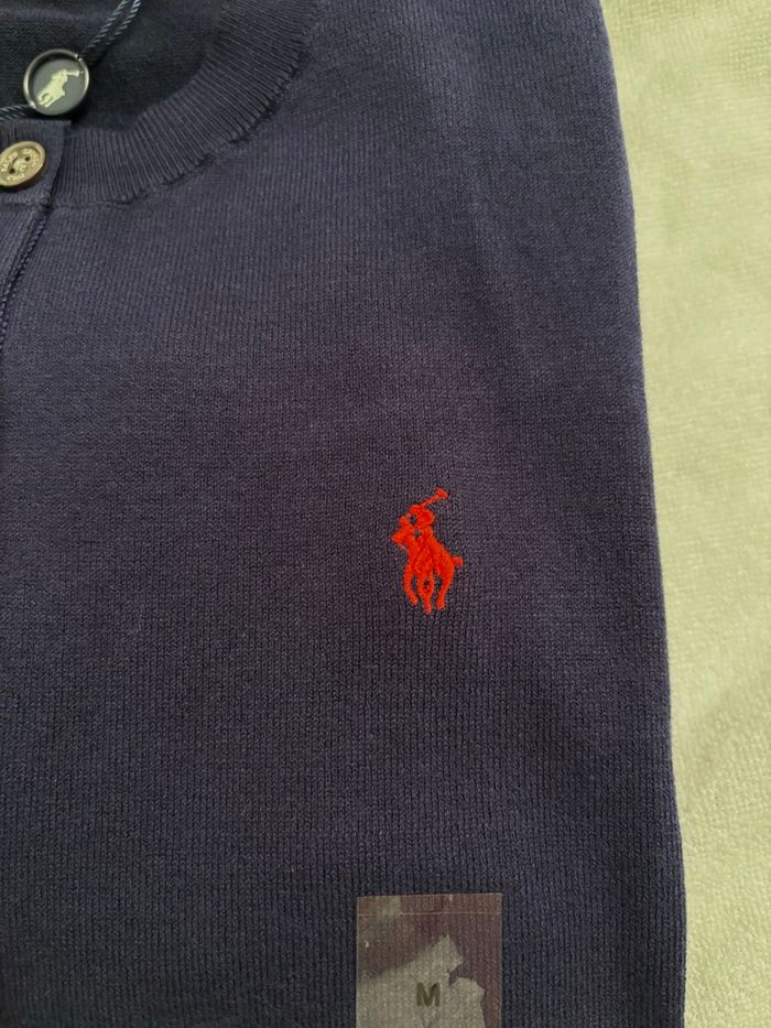 Cardigan Ralph Lauren femme taille M bleu marine - photo numéro 9