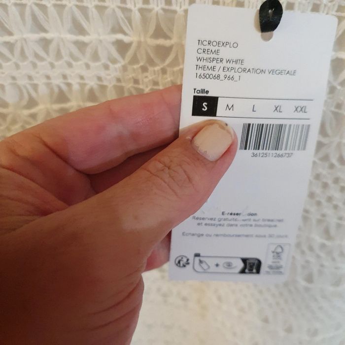 Très joli haut champagne ajouré et doublé Taille S Breal - photo numéro 3