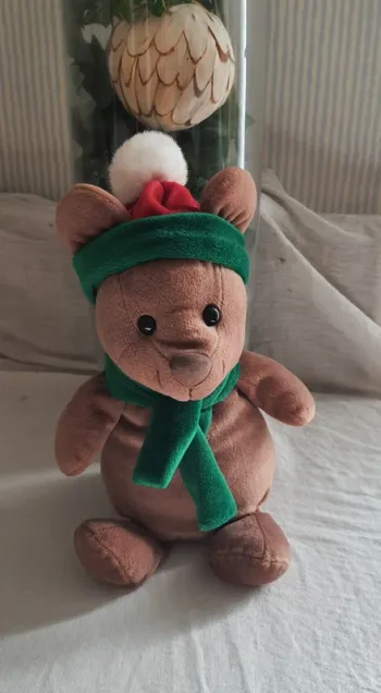 Peluche "Peeko" ours de Noel