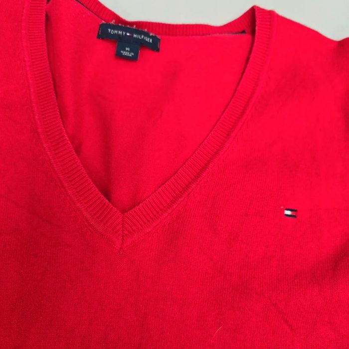 Pull Col v léger tommy hilfiger - photo numéro 3