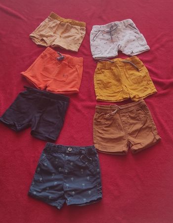 Lot short enfant 12 mois