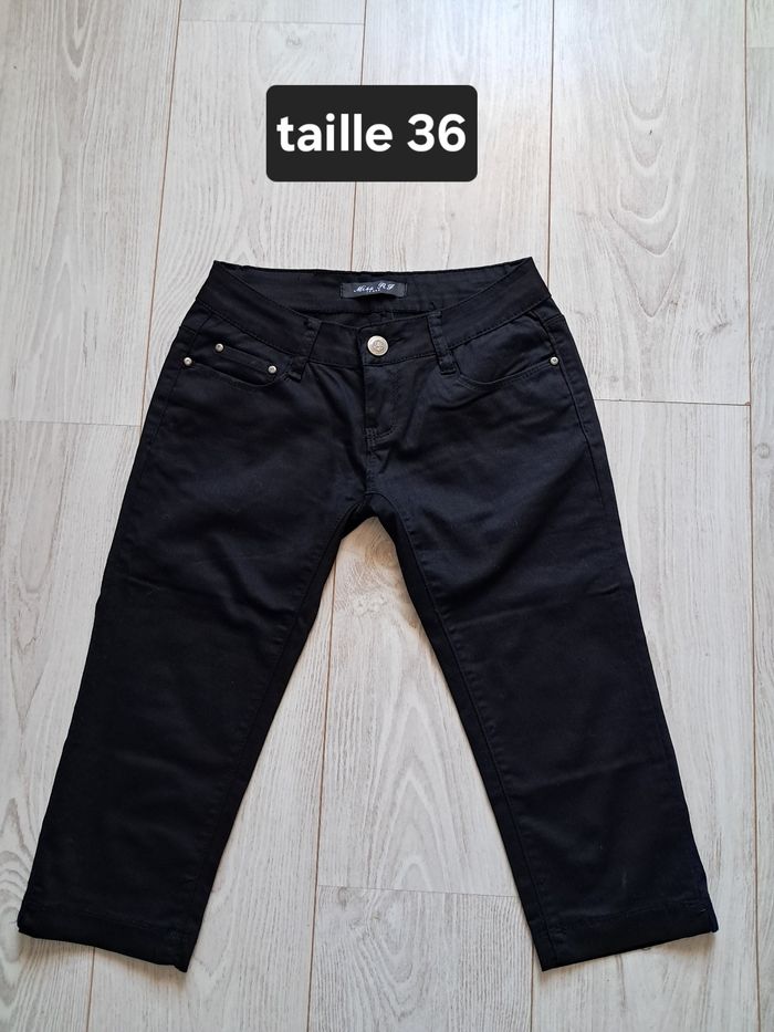 Pantacourt jeans taille 36 miss RJ