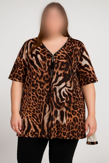 🐆 Tunique fluide imprimé animal