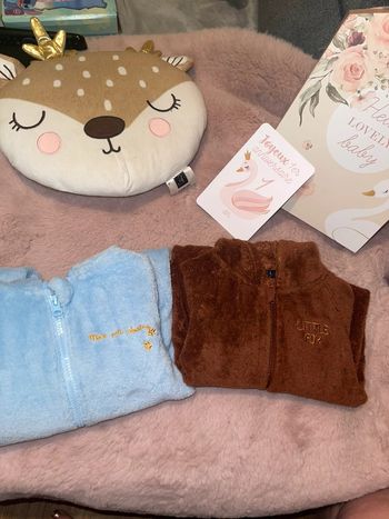 Lot de 2 combinaison hiver 12m