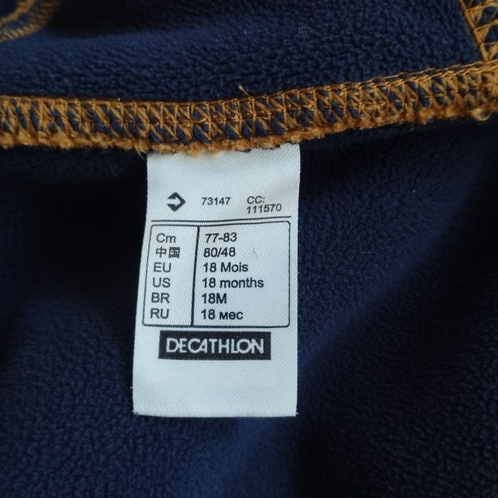 Manteau blouson peluche à capuche 18mois Quechua - photo numéro 10