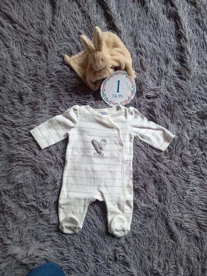 Pyjama chaud fille 1 mois