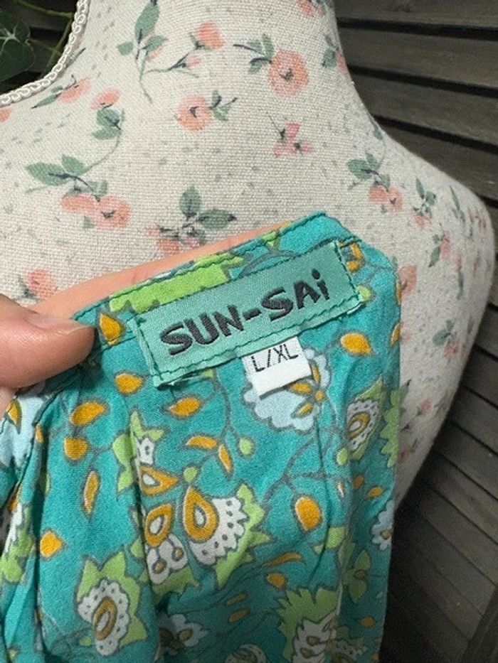 haut et t-shirt sans marque turquoise taille XL - photo numéro 5