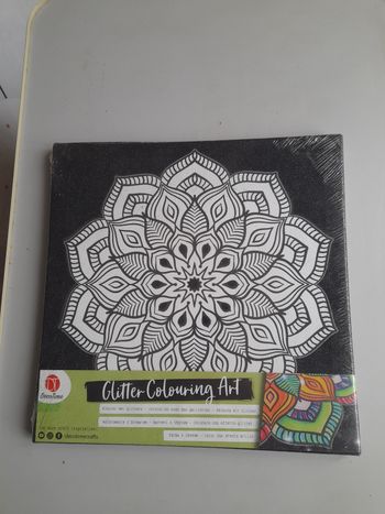 Glitter Colouring Art