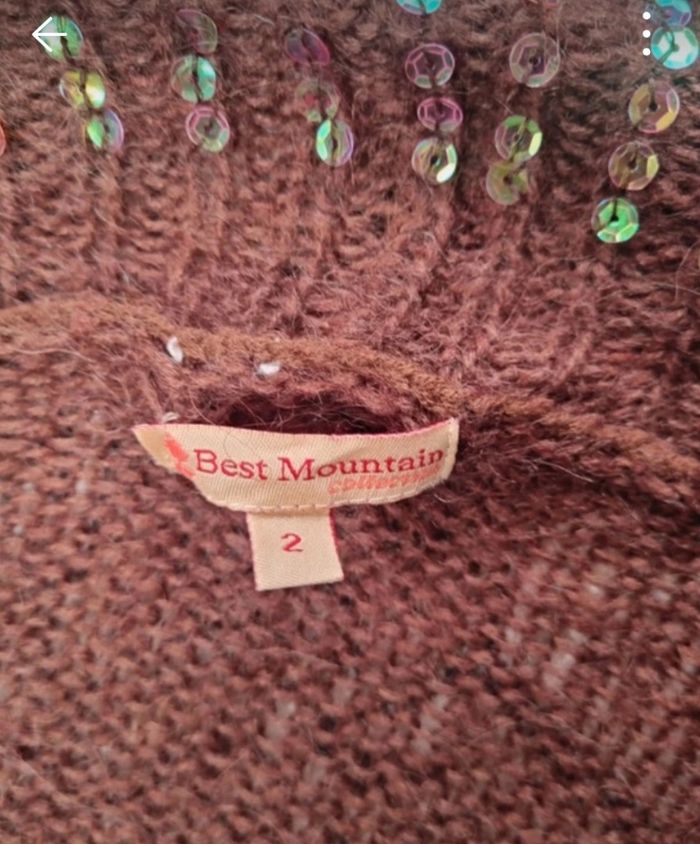 Gilet  cache-coeur a sequins - photo numéro 2