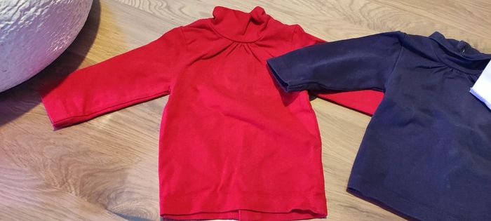 Lot 3 tee-shirt manches longues bébé fille Kitchoun 3 mois 60cm - photo numéro 2