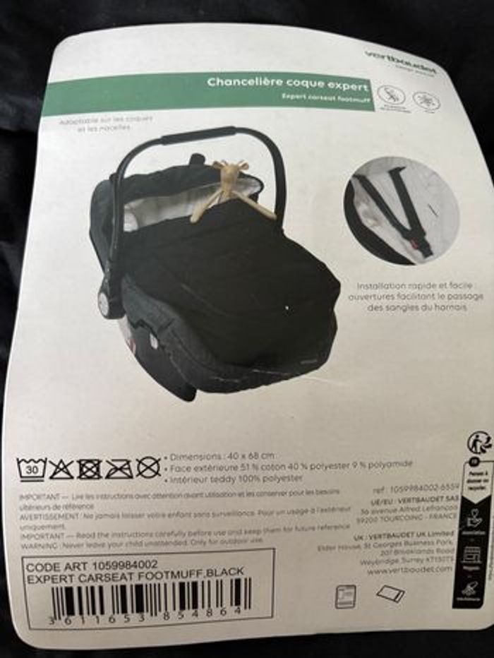 Nid d’ange/ chancelière