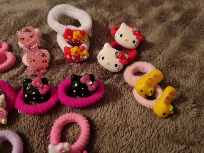 Lot de mini élastiques faits mains - photo numéro 3